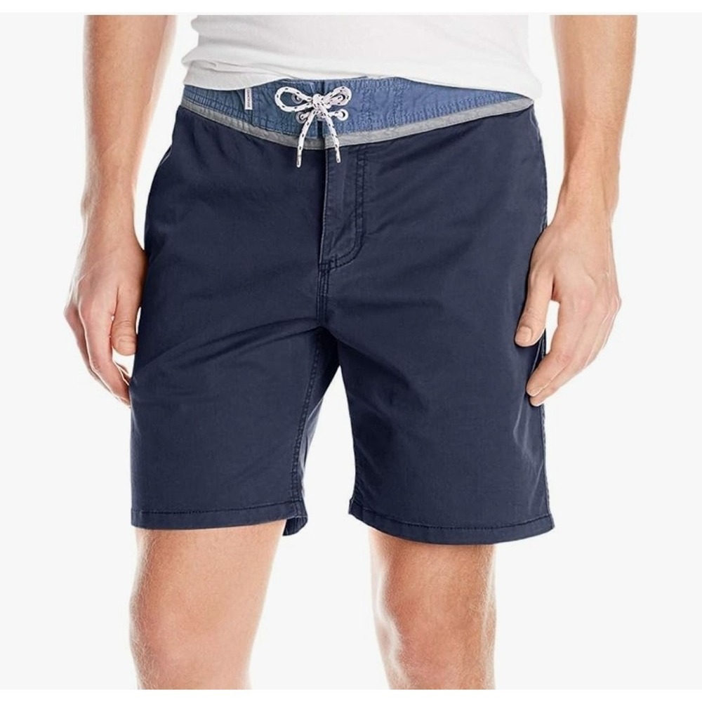 NWT Quiksilver Street Trunk Yoke Shorts Men's 40 Blue Surf Drawstring‎ Casual